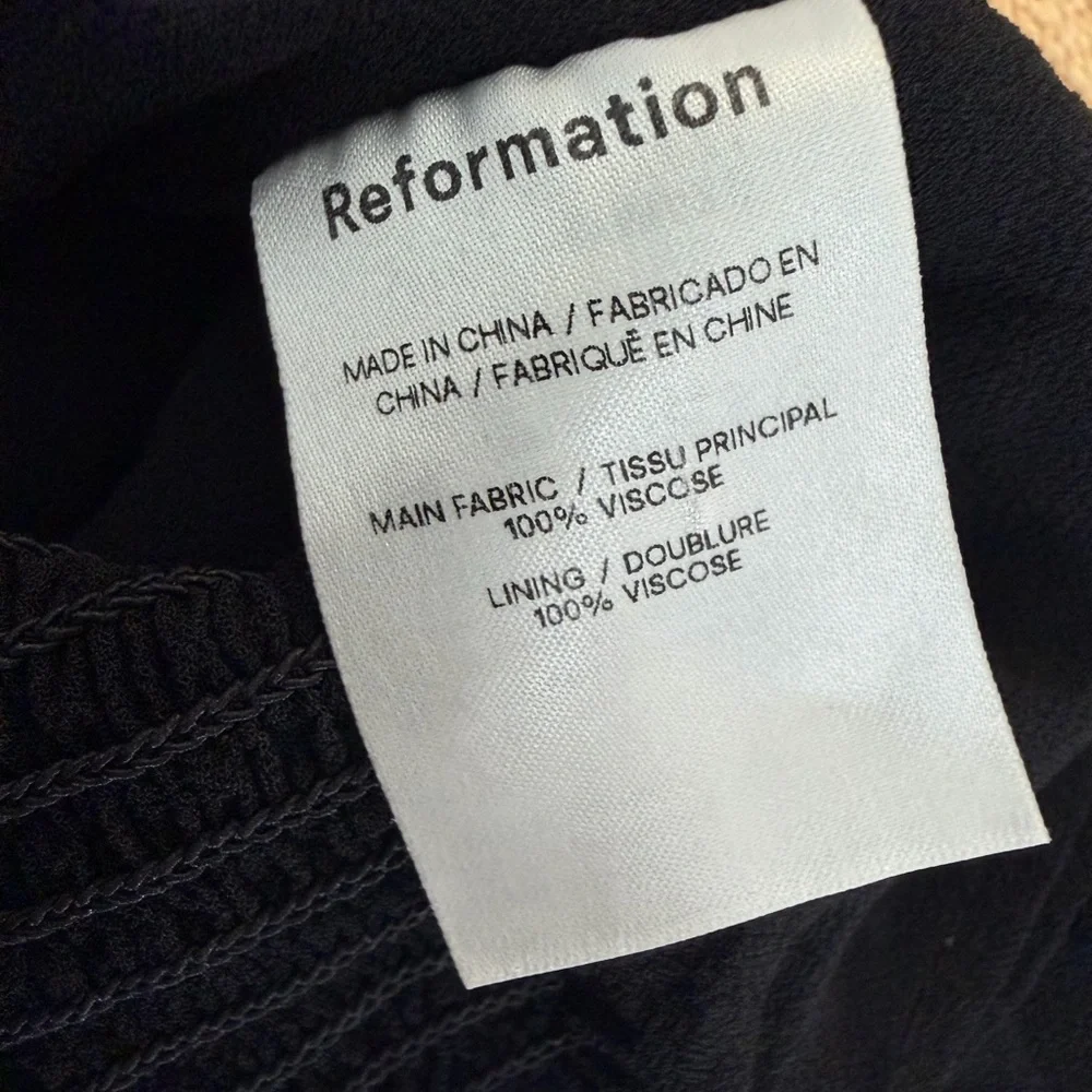Reformation fitted bodice